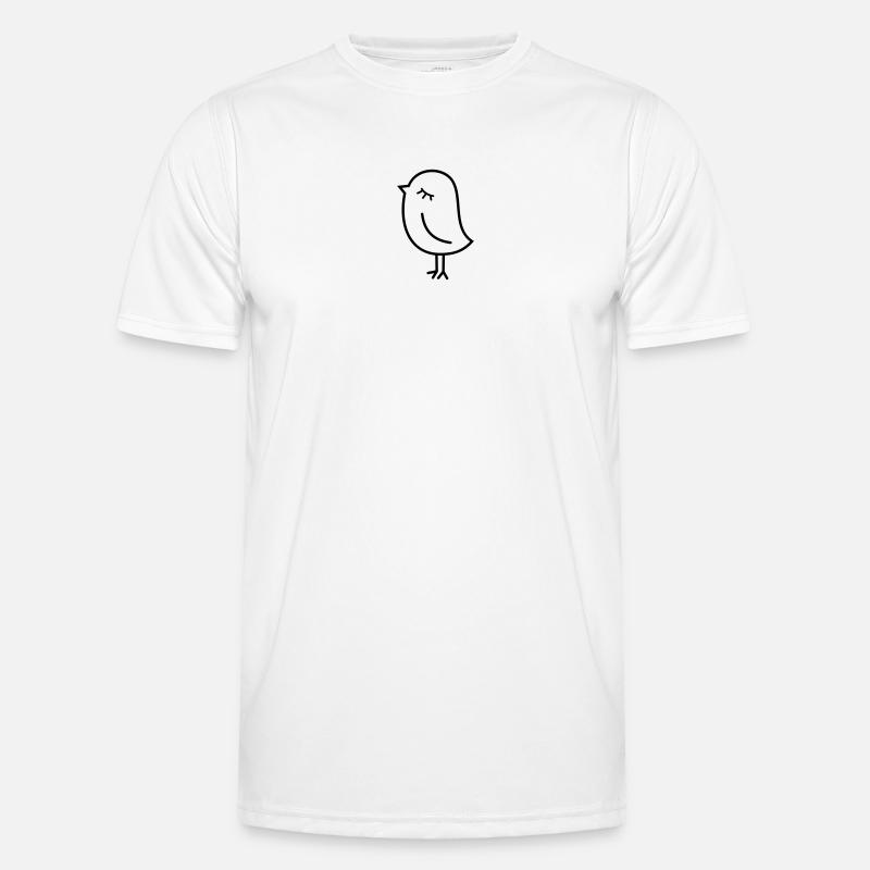Spatz Vogel – Piepmatz Küken Tweet Vögelchen Männer Funktions-T-Shirt