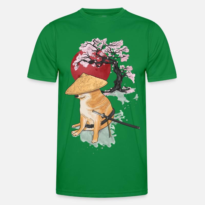 samouraïs cheems T-shirt sport Homme