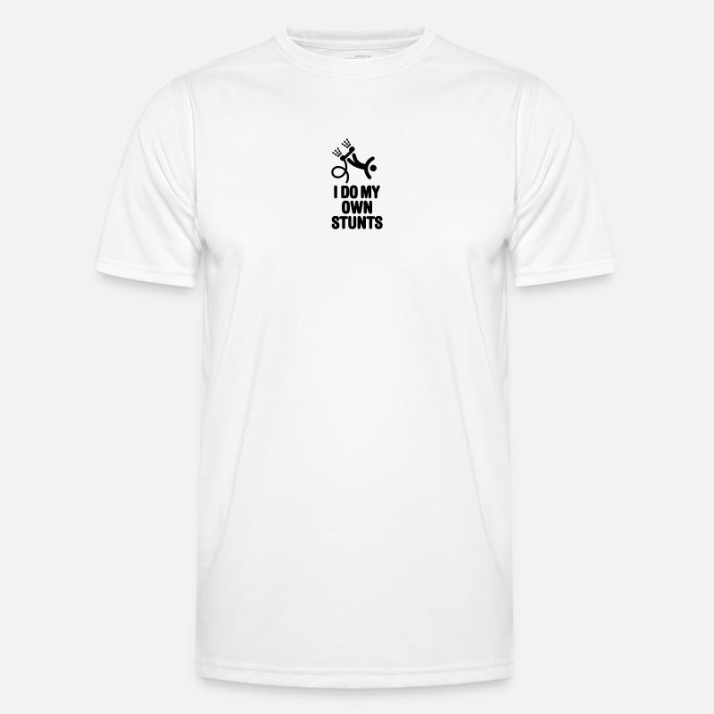 Flyboard Flyboarding Hydro Flying Hydrofly Stunts - Männer Funktions-T-Shirt - Weiß