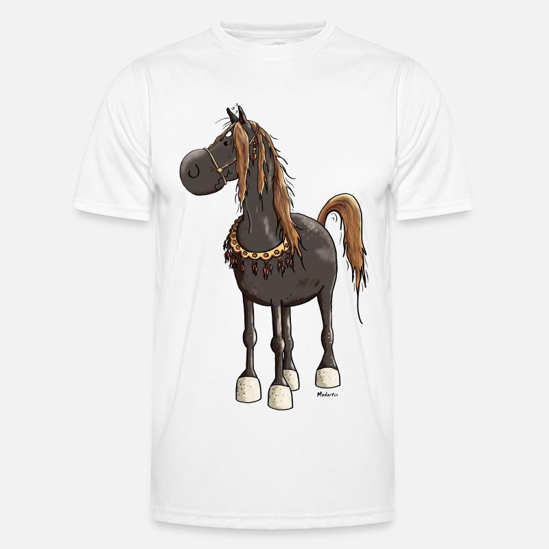 Cheval Arabe Mignon - Chevaux T-shirt sport Homme