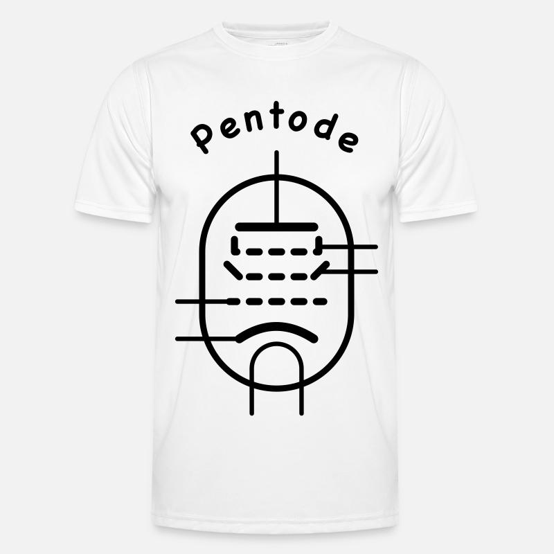 Symbole de tube à vide Pentode T-shirt sport Homme