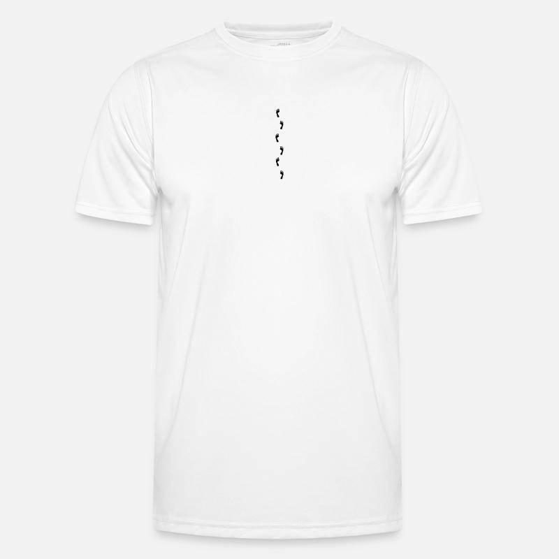 Empreintes de pas T-shirt sport Homme