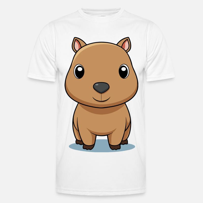 Cuddly Puppy with a Charming Expression Men's Functional T-Shirt