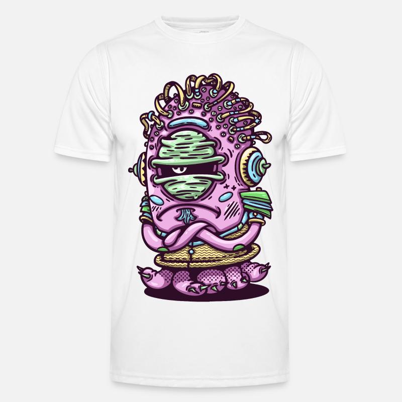 Créature extraterrestre rose de l’espace T-shirt sport Homme