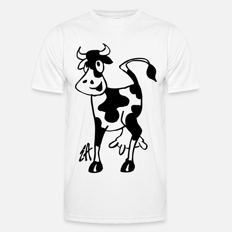 Vache T-shirt sport Homme