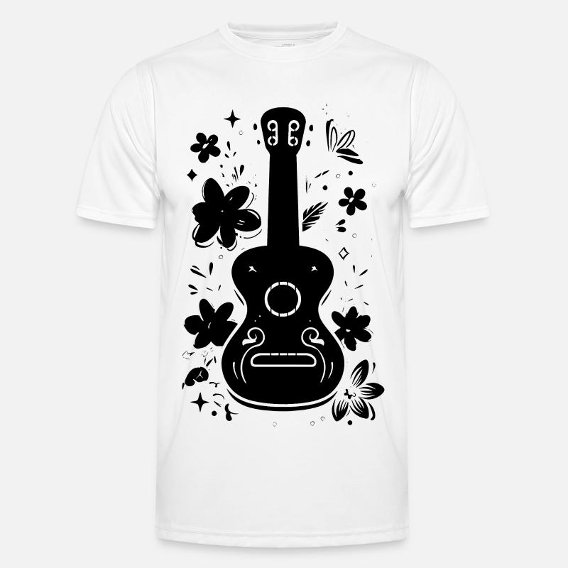 Sketch de ukulélé T-shirt sport Homme