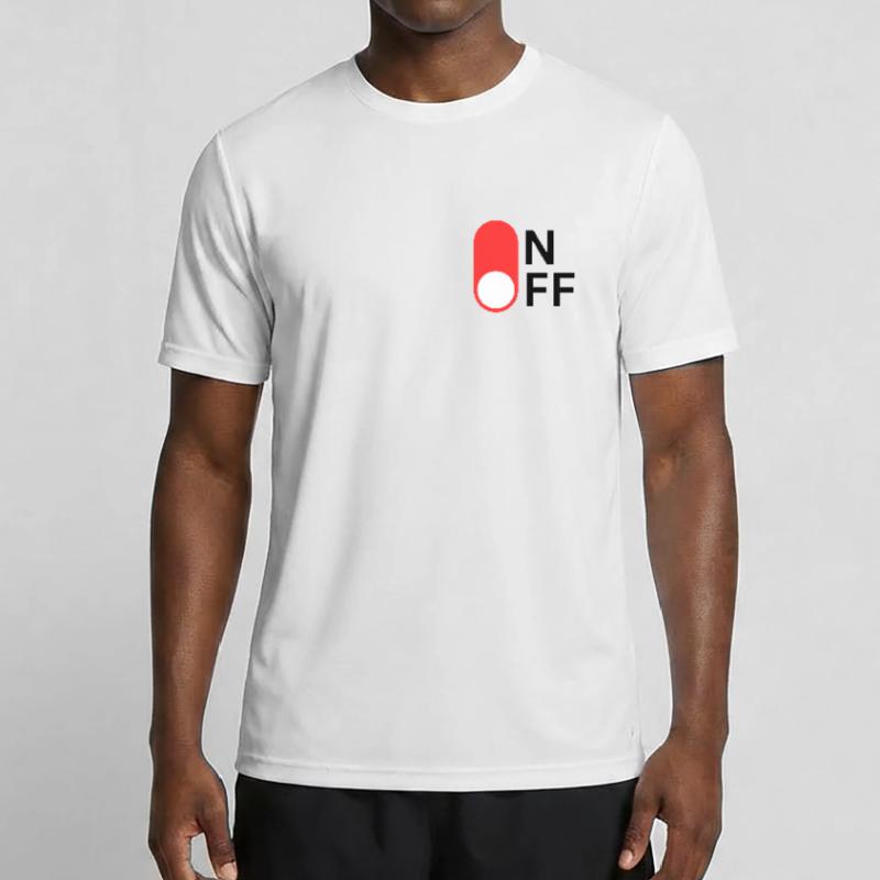 ON / OFF Modus Männer Funktions-T-Shirt