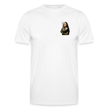 G' Nonne - Männer Funktions-T-Shirt - Weiß - Vorne - AI Model Male 178 dark (178cm)