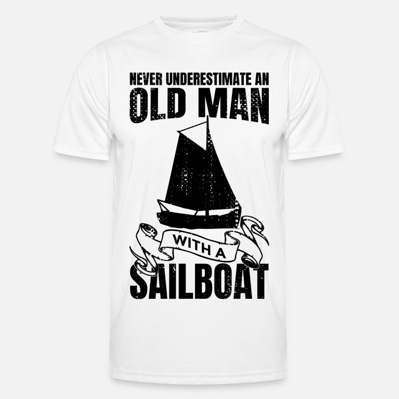 Alter Seemann Männer Funktions-T-Shirt