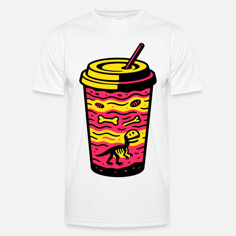 Matcha Dino Cup Männer Funktions-T-Shirt