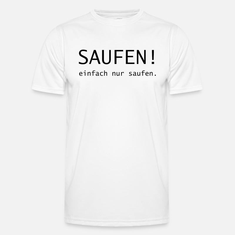 Booze! just drinking Men's Functional T-Shirt