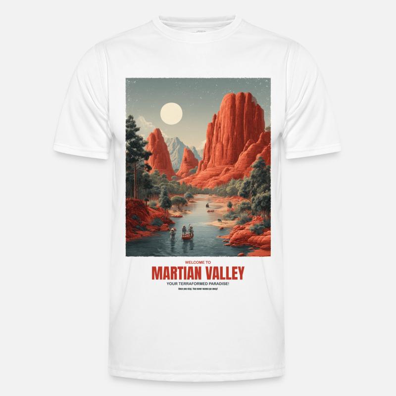 MArtian valley Men's Functional T-Shirt