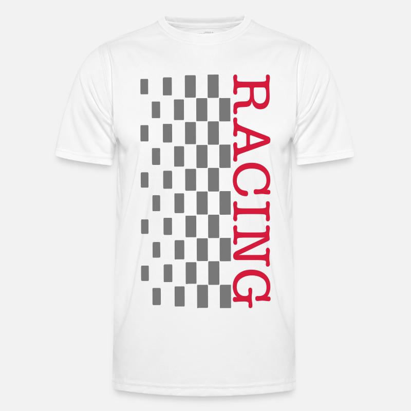 Drapeau de course T-shirt sport Homme