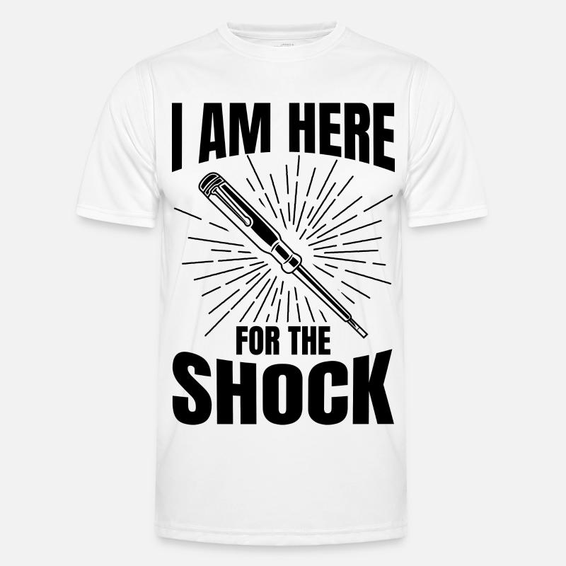 Electrical Engineer Joke - Men's Functional T-Shirt - white