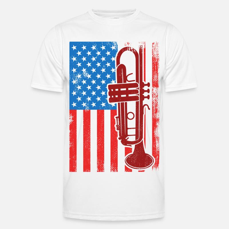 US Trompeter Männer Funktions-T-Shirt
