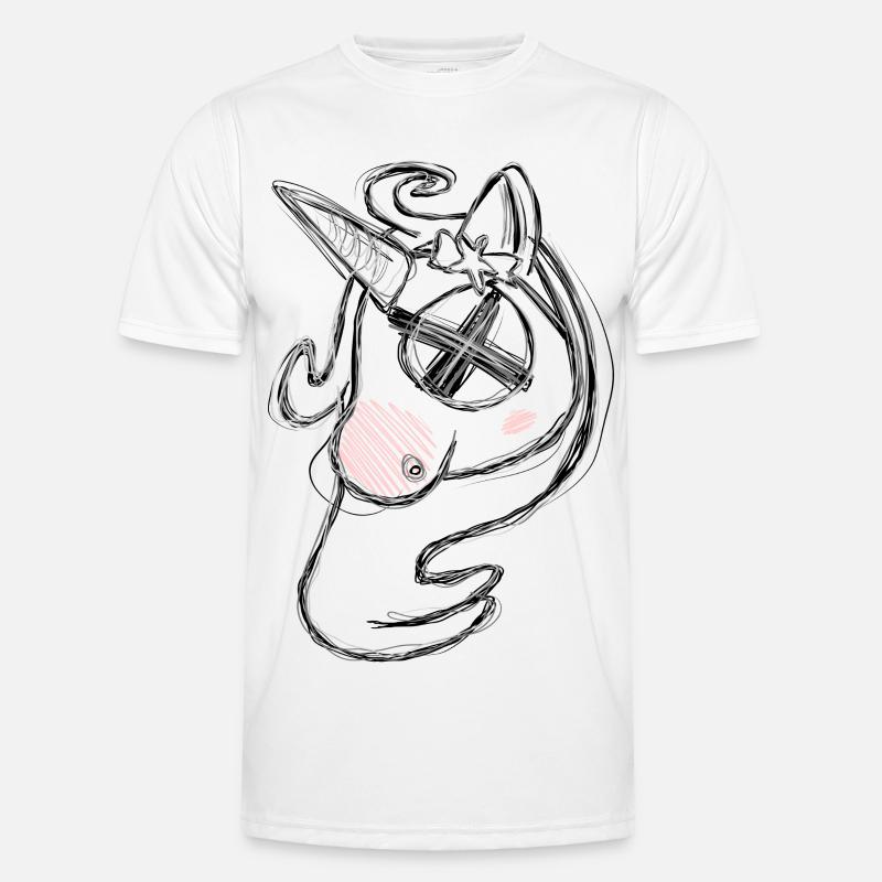 Dead Uni Grey - Men's Functional T-Shirt - white