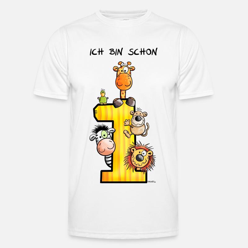 Ich bin schon Eins Männer Funktions-T-Shirt