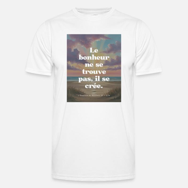 "Create your happiness" Men's Functional T-Shirt