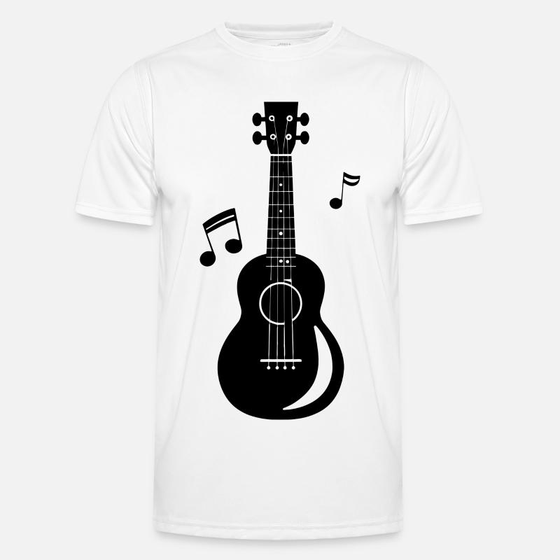 Ukulele Männer Funktions-T-Shirt