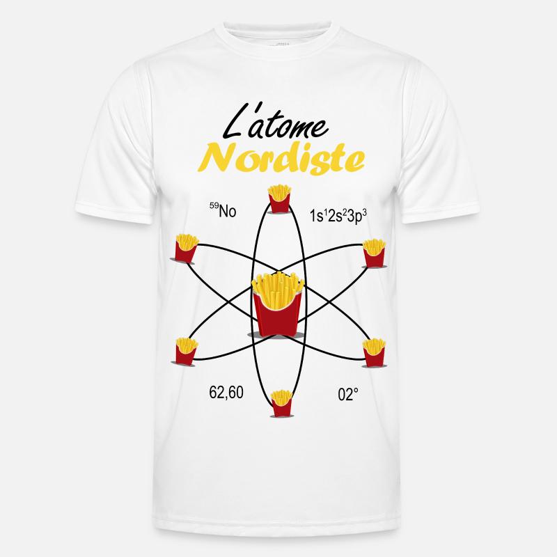 Nördliches Atom Geschenk Ch'ti Science Pride Emblem Männer Funktions-T-Shirt