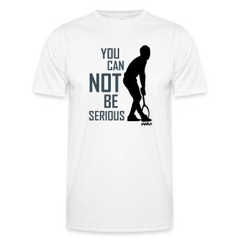 Tennis mcenroe hommage par wam - T-shirt sport Homme - blanc - Devant - AI Model Male 178 dark (178cm)