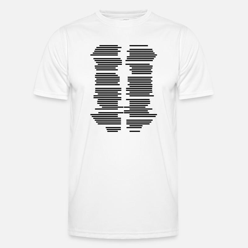 rayures graphique T-shirt sport Homme