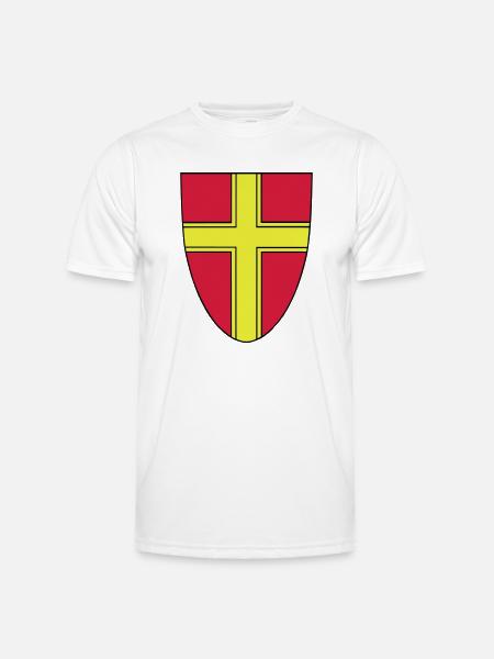 Vienna Vekto - Männer Funktions-T-Shirt - Weiß