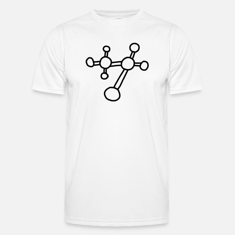 Atom molecule / physics mechanics lattice atomicon Men's Functional T-Shirt