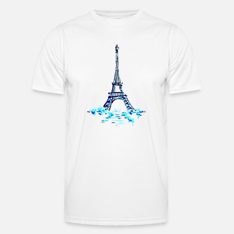 Eiffel tower Men's Functional T-Shirt