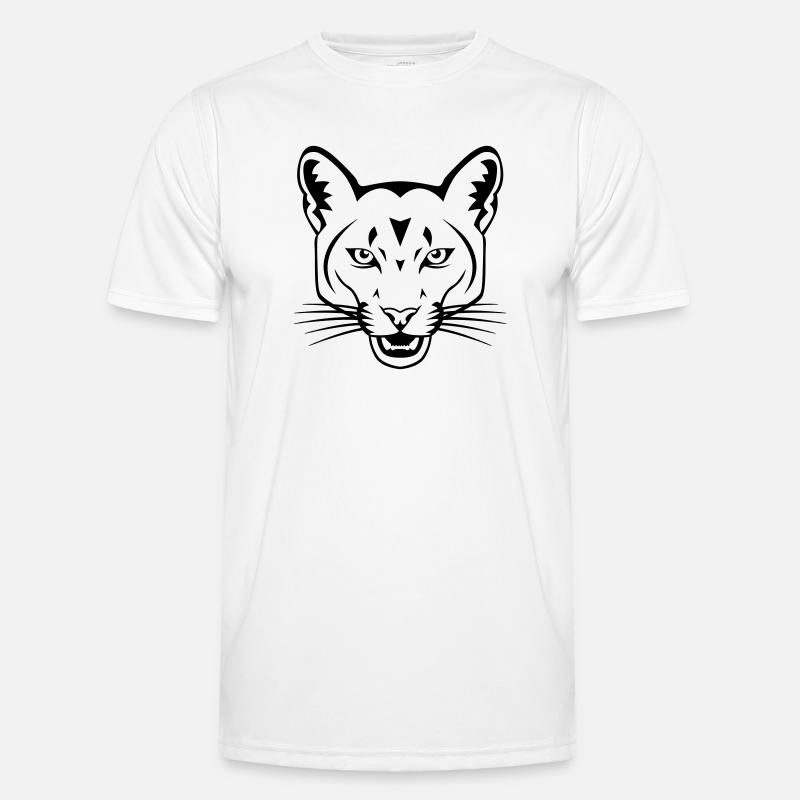 Raubkatze Männer Funktions-T-Shirt