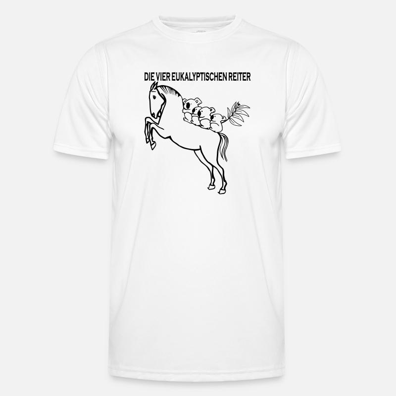 Die vier eukalyptischen Reiter - Männer Funktions-T-Shirt - Weiß