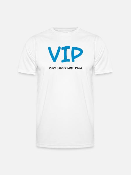 Very Important Papa :) - Men's Functional T-Shirt - white