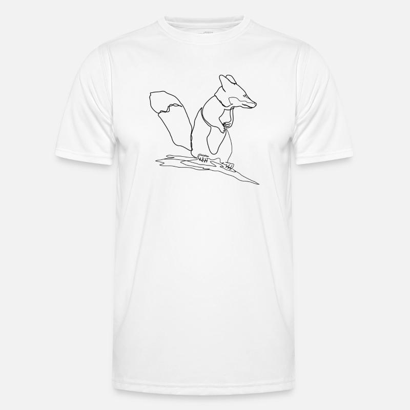 Fox Squirrel Squirrel Fox Men's Functional T-Shirt
