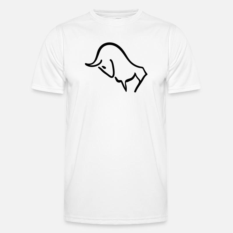 stier Männer Funktions-T-Shirt