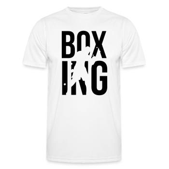 boxing boxen - Männer Funktions-T-Shirt - Weiß - Vorne - AI Model Male 178 dark (178cm)