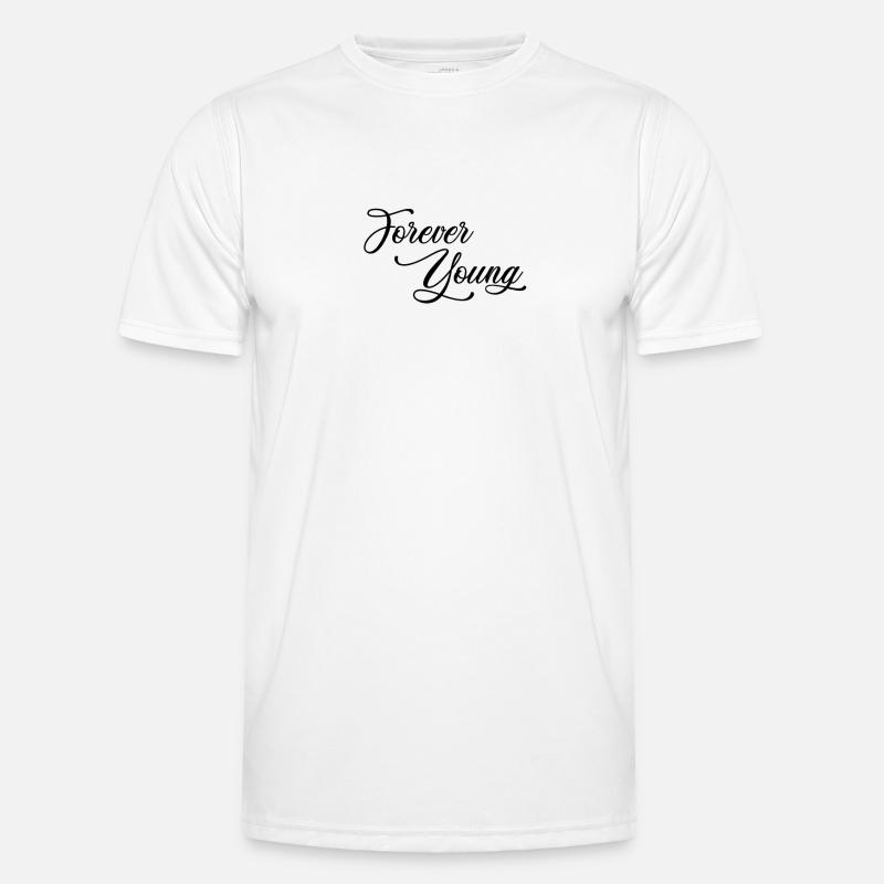 Forever Young - black Men's Functional T-Shirt