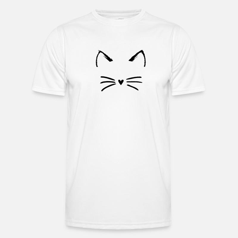 Chat T-shirt sport Homme