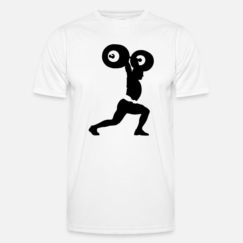 haltérophile T-shirt sport Homme
