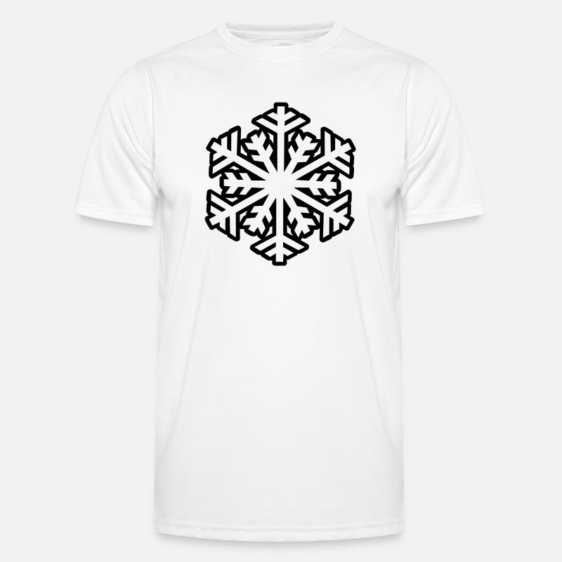 flocon de neige T-shirt sport Homme