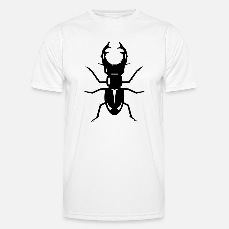 A stag beetle - Men's Functional T-Shirt - white