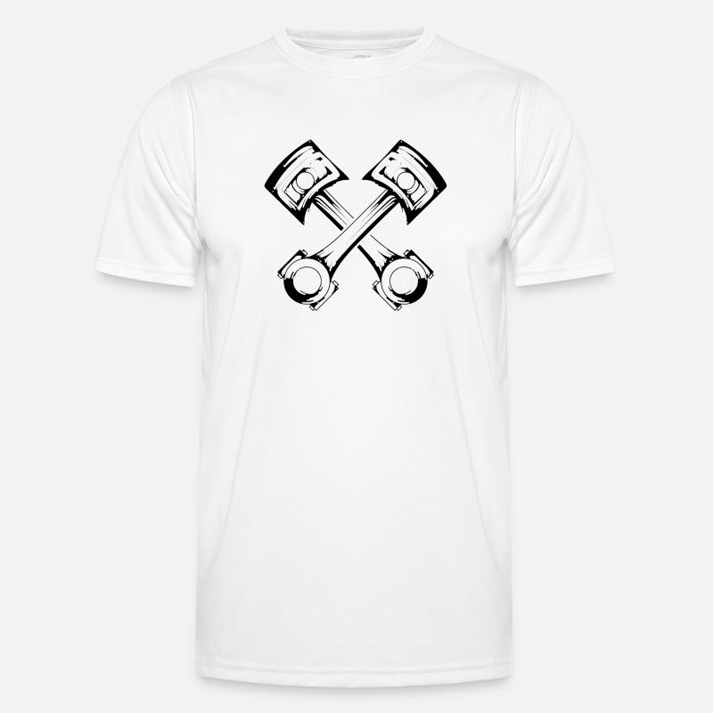 Car - Piston - Workshop - Engine - Garage Men's Functional T-Shirt