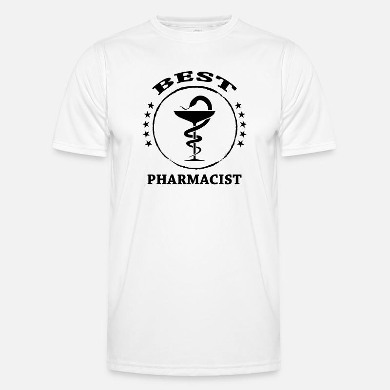 Best Pharmacist Männer Funktions-T-Shirt