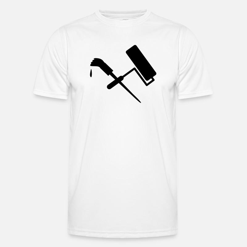 painter - Men's Functional T-Shirt - white