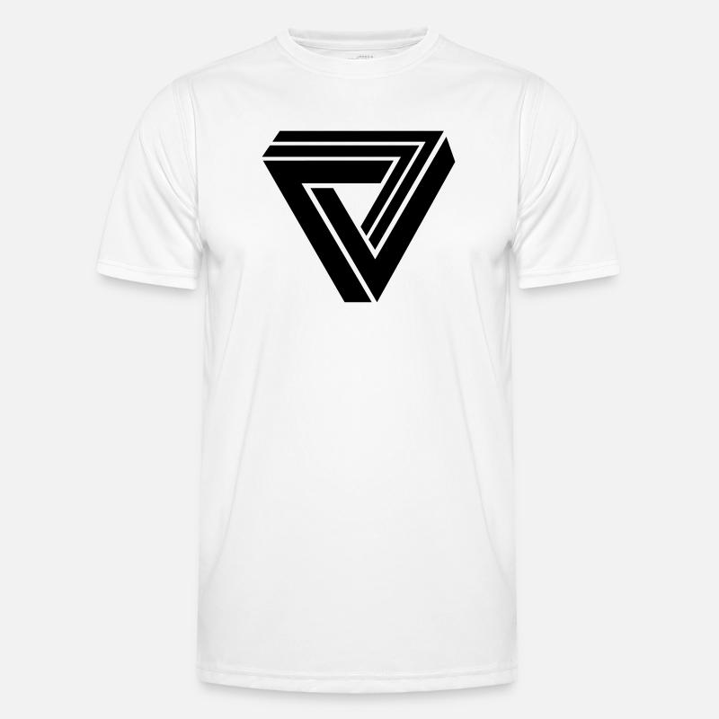 triangle 3d Men's Functional T-Shirt