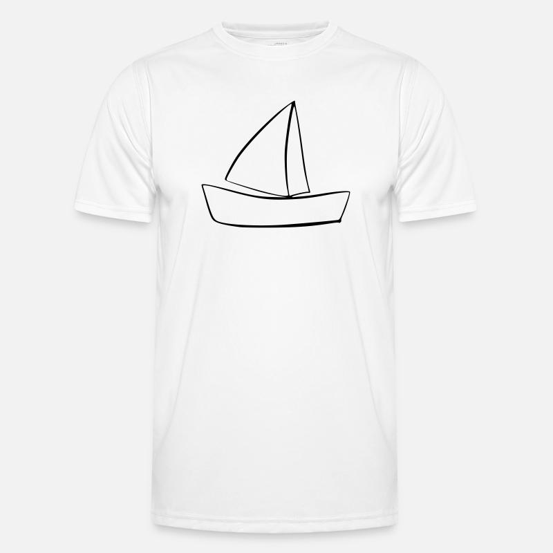 Boot Männer Funktions-T-Shirt
