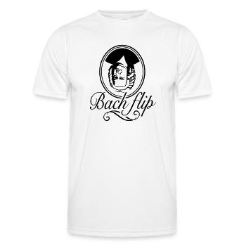 Bach Flip - Männer Funktions-T-Shirt - Weiß - Vorne - AI Model Male 178 dark (178cm)