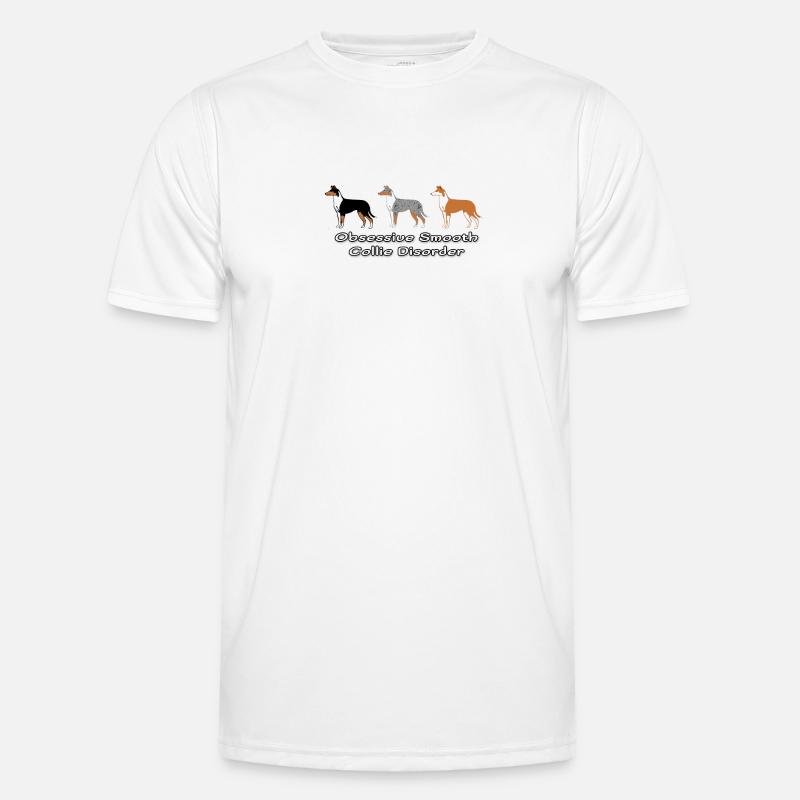 Obsessive Smooth Collie Disorder Men's Functional T-Shirt