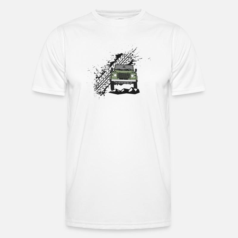 Defender Splash Front - Men's Functional T-Shirt - white