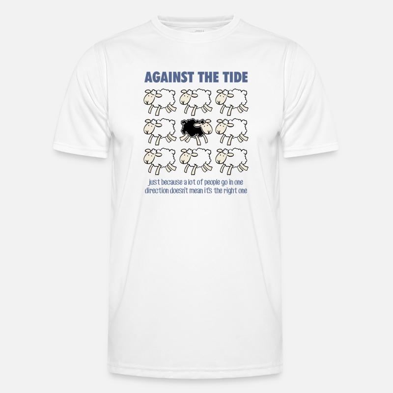 Gegen den Strom Männer Funktions-T-Shirt