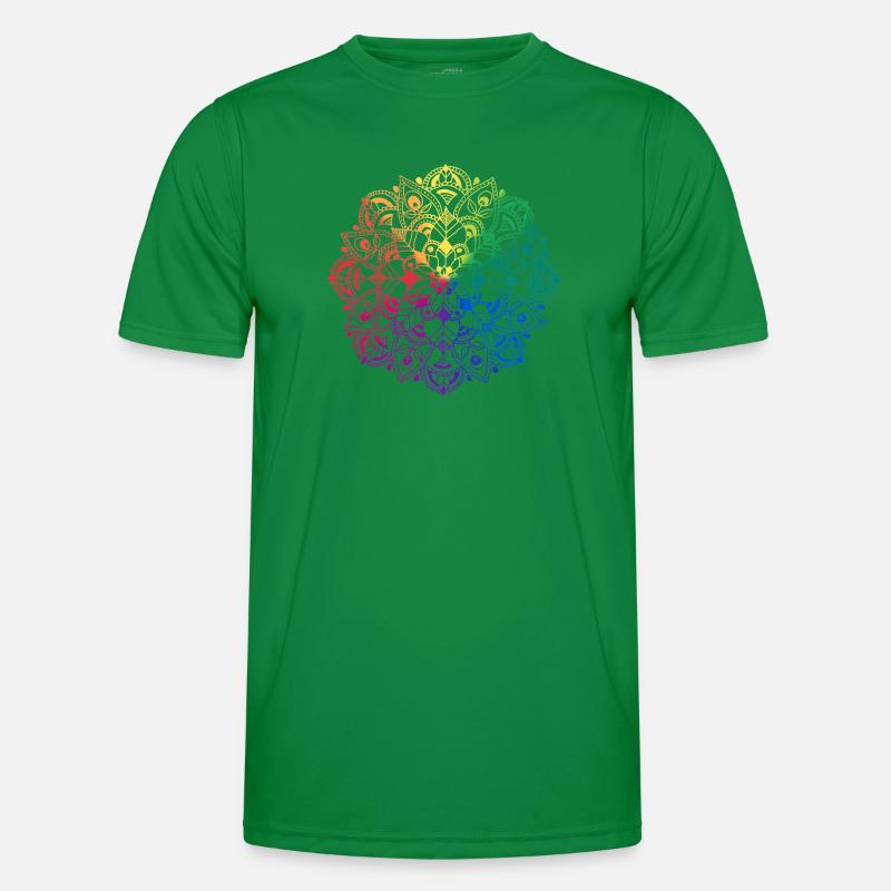 Mandala de fleurs T-shirt sport Homme